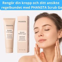 PHANSTA - Kropps- och ansiktsskrubbgel – Djup rengöring och återfuktning 50 ml