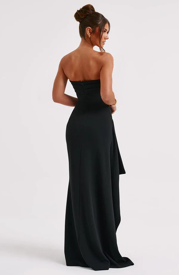Zafira™ | Black Split Maxi Dress